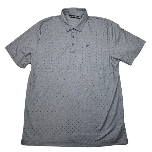 Travis‎ Mathew Performance Golf Polo Shirt Mens XL Gray Moisture Wicking - Picture 1 of 11